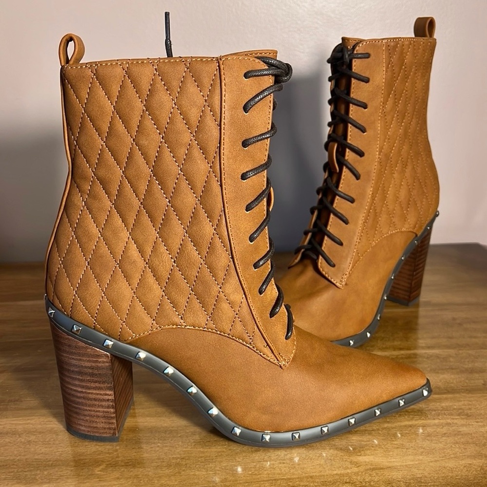 Charles David Faux Microsuede Boots